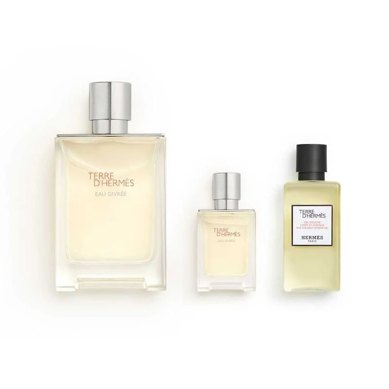 Hermes Terre d Hermes Pure Perfume Gift Set 3pcs for Man