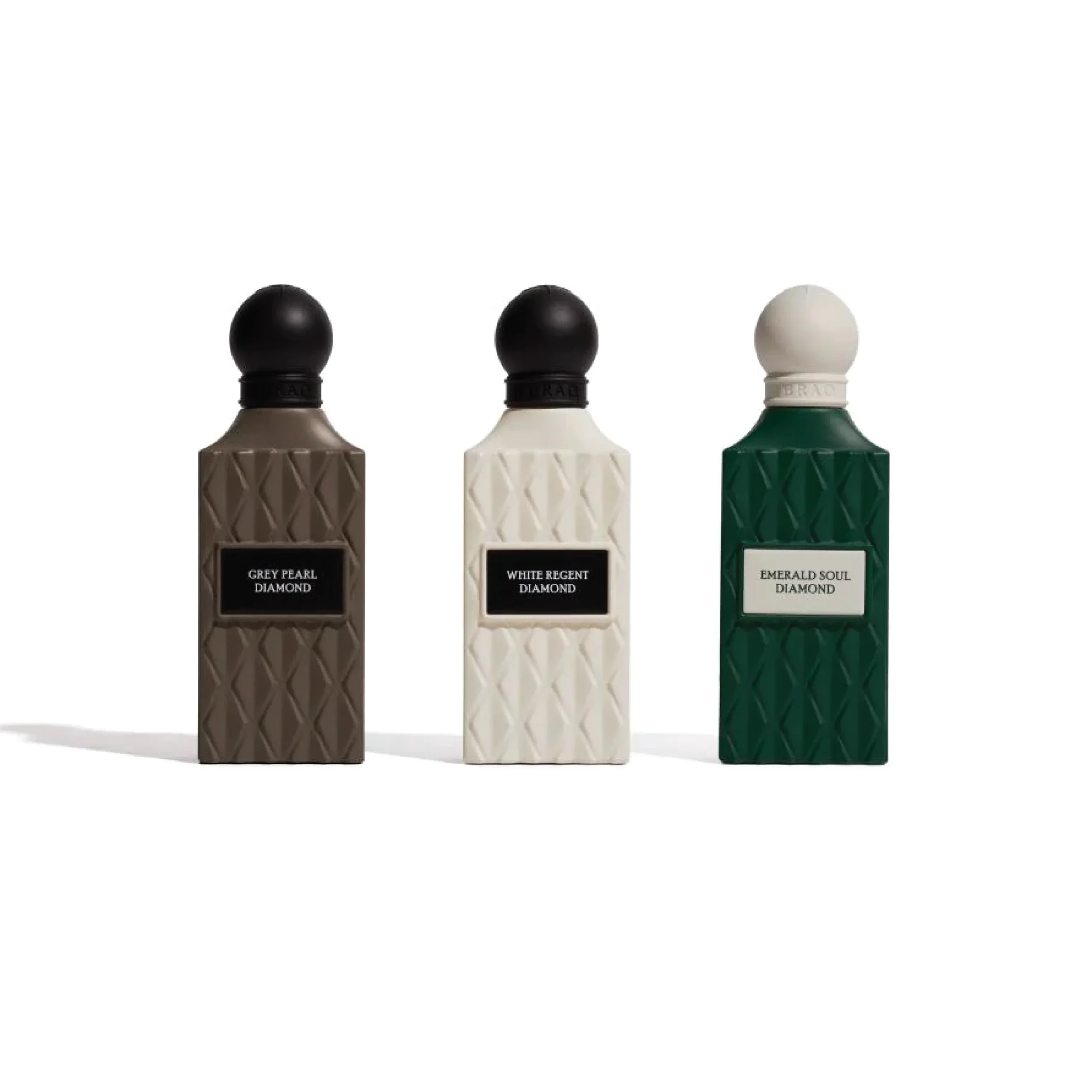 Ibraq Diamon Collection Grey Box x 3 Pc Set